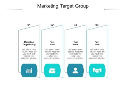Marketing target group ppt powerpoint presentation pictures clipart cpb
