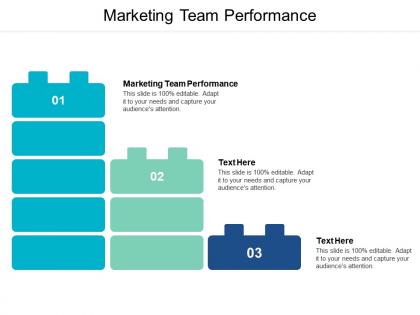 Marketing team performance ppt powerpoint presentation summary good cpb