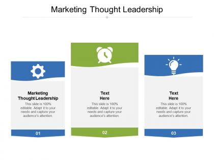 Marketing thought leadership ppt powerpoint presentation ideas gridlines cpb