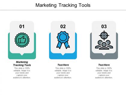 Marketing tracking tools ppt powerpoint presentation icon graphics cpb