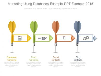 Marketing using databases example ppt example 2015