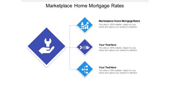 Marketplace home mortgage rates ppt powerpoint presentation slides good cpb