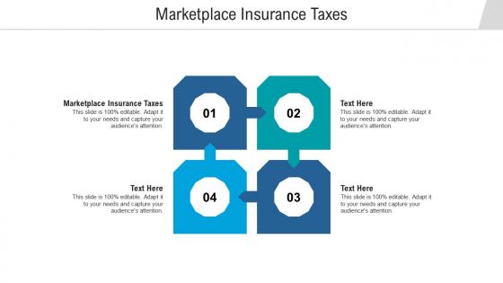 Marketplace insurance taxes ppt powerpoint presentation design templates cpb