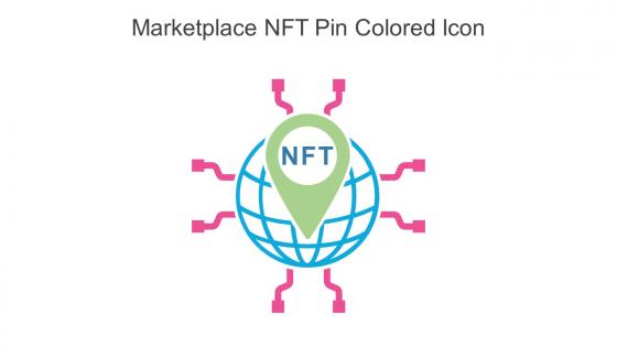 Marketplace NFT Pin Colored Icon In Powerpoint Pptx Png And Editable Eps Format