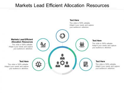 Markets lead efficient allocation resources ppt powerpoint presentation slides cpb