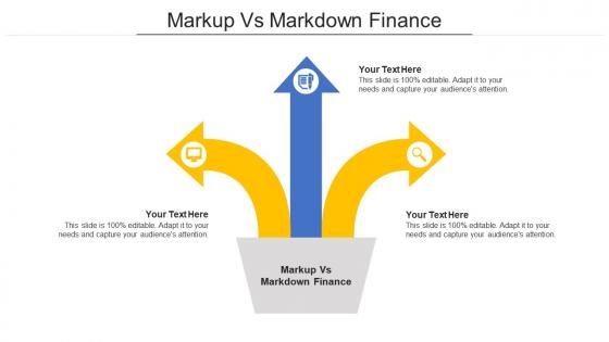Markup vs markdown finance ppt powerpoint presentation portfolio design ideas cpb
