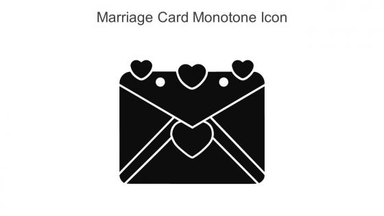 Marriage Card Monotone Icon In Powerpoint Pptx Png And Editable Eps Format