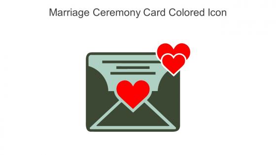 Marriage Ceremony Card Colored Icon In Powerpoint Pptx Png And Editable Eps Format