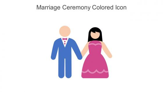 Marriage Ceremony Colored Icon In Powerpoint Pptx Png And Editable Eps Format
