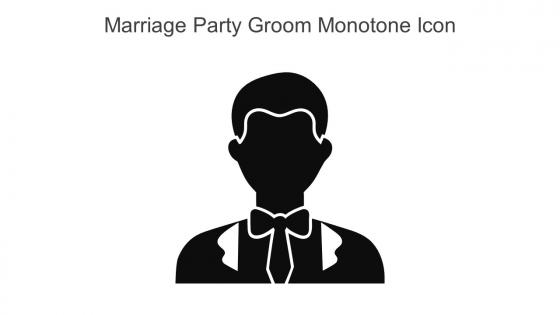 Marriage Party Groom Monotone Icon In Powerpoint Pptx Png And Editable Eps Format