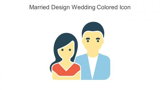 Married Design Wedding Colored Icon In Powerpoint Pptx Png And Editable Eps Format
