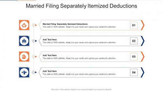 Married Filing Separately Itemized Deductions In Powerpoint And Google Slides Cpb