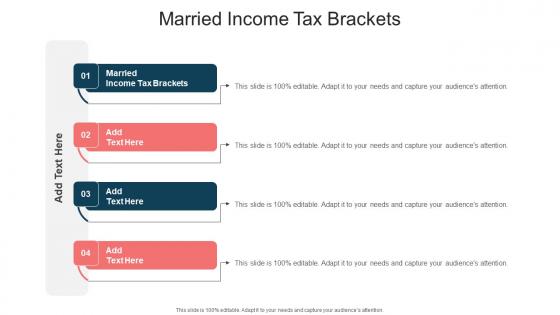 Married Income Tax Brackets In Powerpoint And Google Slides Cpb