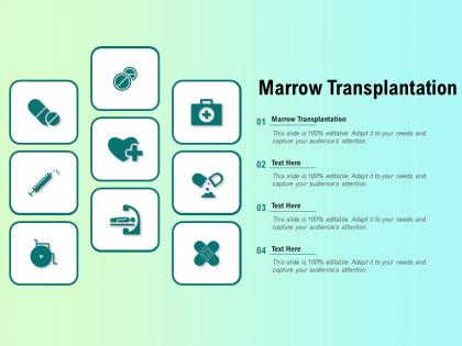 Marrow transplantation ppt powerpoint presentation show clipart