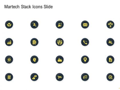 Martech stack icons slide martech stack ppt powerpoint presentation model example introduction