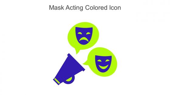 Mask Acting Colored Icon In Powerpoint Pptx Png And Editable Eps Format