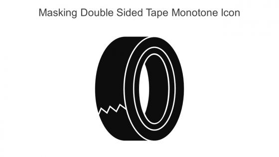 Masking Double Sided Tape Monotone Icon In Powerpoint Pptx Png And Editable Eps Format