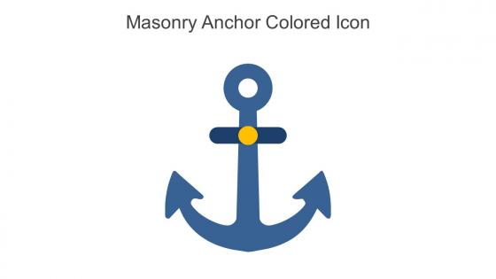 Masonry Anchor Colored Icon In Powerpoint Pptx Png And Editable Eps Format