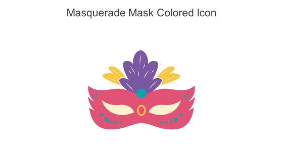 Masquerade Mask Colored Icon In Powerpoint Pptx Png And Editable Eps Format