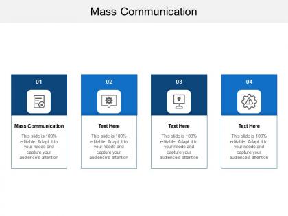 Mass communication ppt powerpoint presentation slides layout cpb