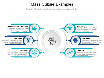 Mass culture examples ppt powerpoint presentation model deck cpb
