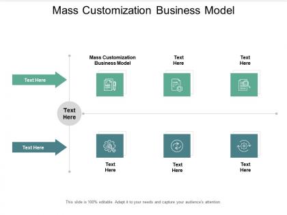 Mass customization business model ppt powerpoint presentation visual aids background cpb
