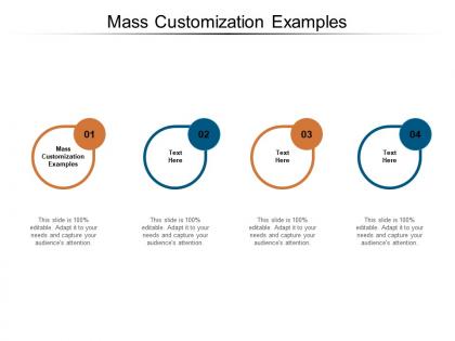 Mass customization examples ppt powerpoint presentation icon topics cpb