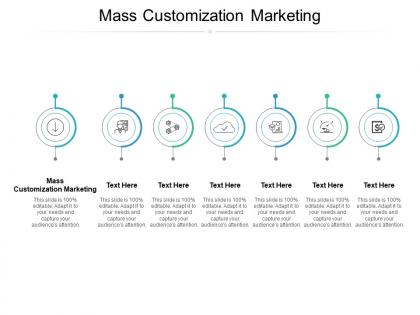 Mass customization marketing ppt powerpoint presentation file designs download cpb