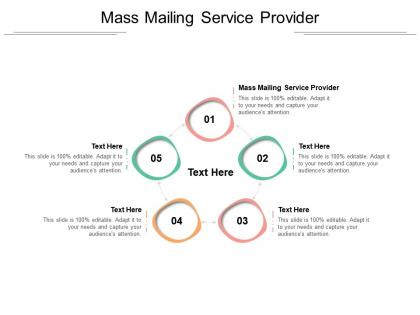 Mass mailing service provider ppt powerpoint presentation icon visual aids cpb