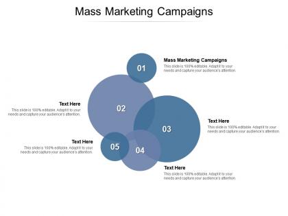 Mass marketing campaigns ppt powerpoint presentation portfolio graphics design cpb