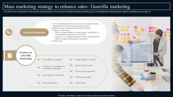 Mass Marketing Guerrilla Marketing Comprehensive Guide Strategies To Grow Business Mkt Ss