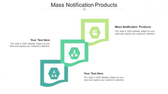 Mass notification products ppt powerpoint presentation infographic template display cpb