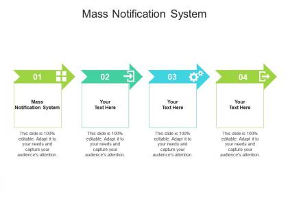 Mass notification system ppt powerpoint presentation infographics cpb