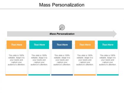 Mass personalization ppt powerpoint presentation model icon cpb