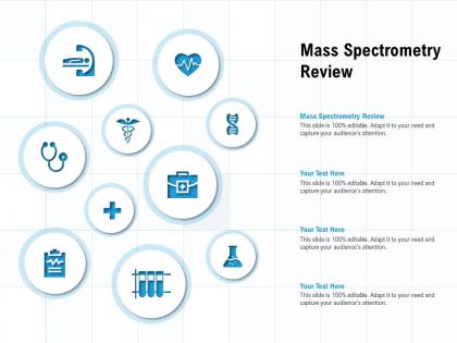 Mass spectrometry review ppt powerpoint presentation layouts outline