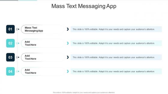 Mass Text Messaging App In Powerpoint And Google Slides Cpb