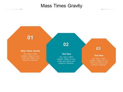 Mass times gravity ppt powerpoint presentation inspiration rules cpb