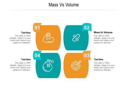 Mass vs volume ppt powerpoint presentation styles deck cpb