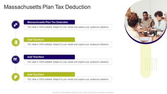Massachusetts Plan Tax Deduction In Powerpoint And Google Slides Cpb