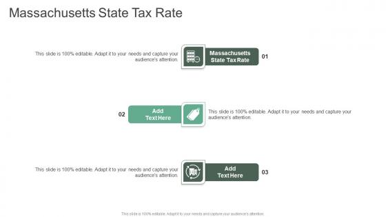 Massachusetts State Tax Rate In Powerpoint And Google Slides Cpb