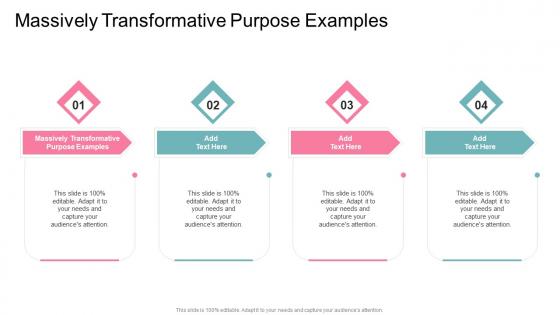 Massively Transformative Purpose Examples In Powerpoint And Google Slides Cpb