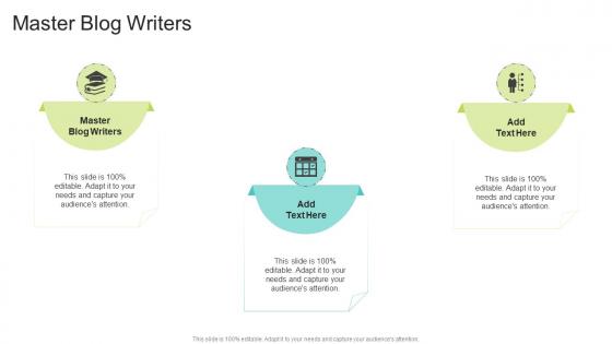 Master Blog Writers In Powerpoint And Google Slides Cpb