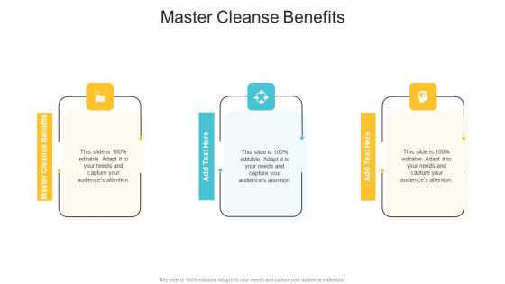Master Cleanse Benefits In Powerpoint And Google Slides Cpb