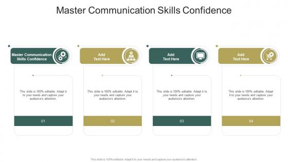 Master Communication Skills Confidence In Powerpoint And Google Slides Cpb