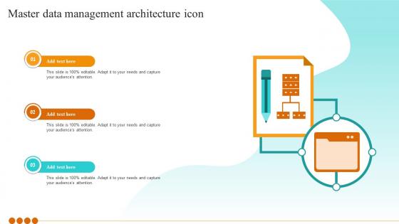 Master Data Management Architecture Icon
