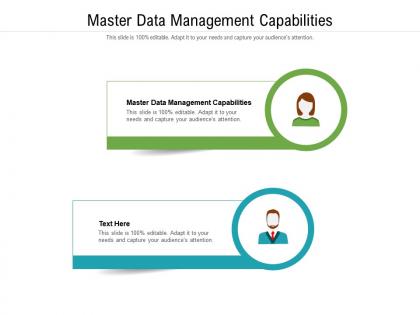 Master data management capabilities ppt powerpoint presentation diagram images cpb