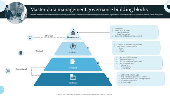 Master Data Management Governance Building Blocks