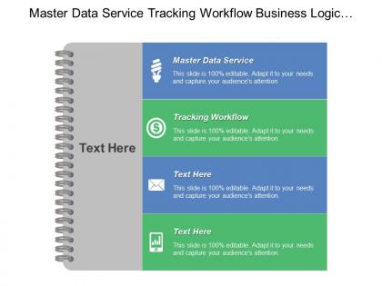 Master data service tracking workflow business logic communication