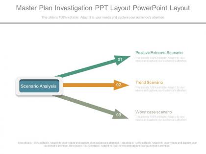 Master plan investigation ppt layout powerpoint layout