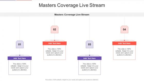 Masters Coverage Live Stream In Powerpoint And Google Slides Cpb